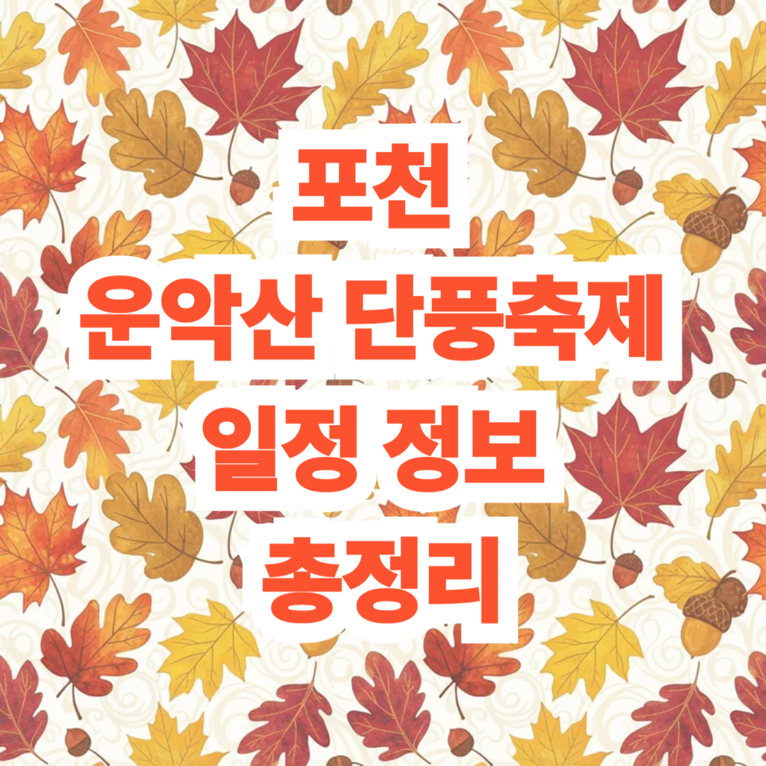 운악산 단풍축제