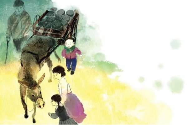 <노새 두 마리> 삽화