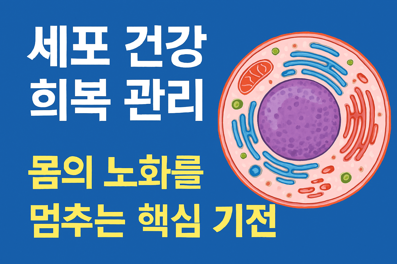세포 건강 회복 관리