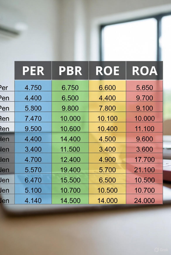 재무분석 결과 예시