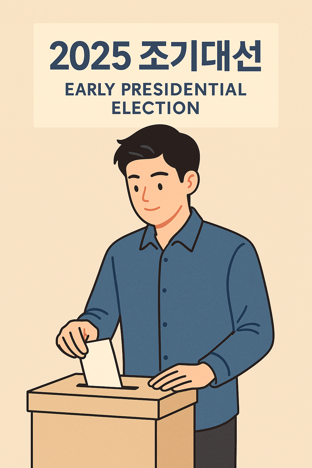 2025년 조기대선 일정 총정리 다음 대통령은?