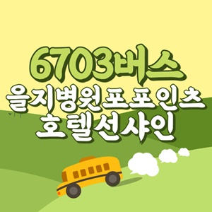 을지병원포포인츠강남.호텔선샤인에서 인천공항 리무진 공항버스(6703번) 썸네일