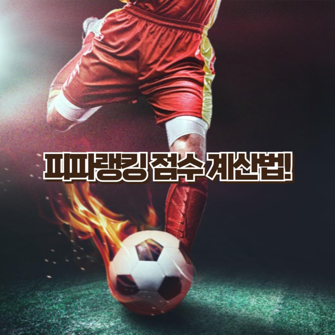 피파랭킹 점수 계산법