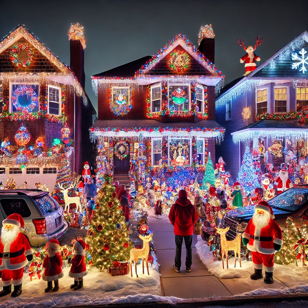 잊지 못할 크리스마스 여행지 Best5 추천 - 3. 미국, 뉴욕 – 화려한 크리스마스의 상징 - 3.7 디커 하이츠 크리스마스 라이트 (Dyker Heights Christmas Lights) 크리스마스 여행