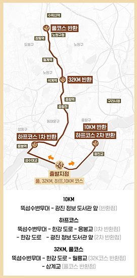 고구려 마라톤 코스 안내