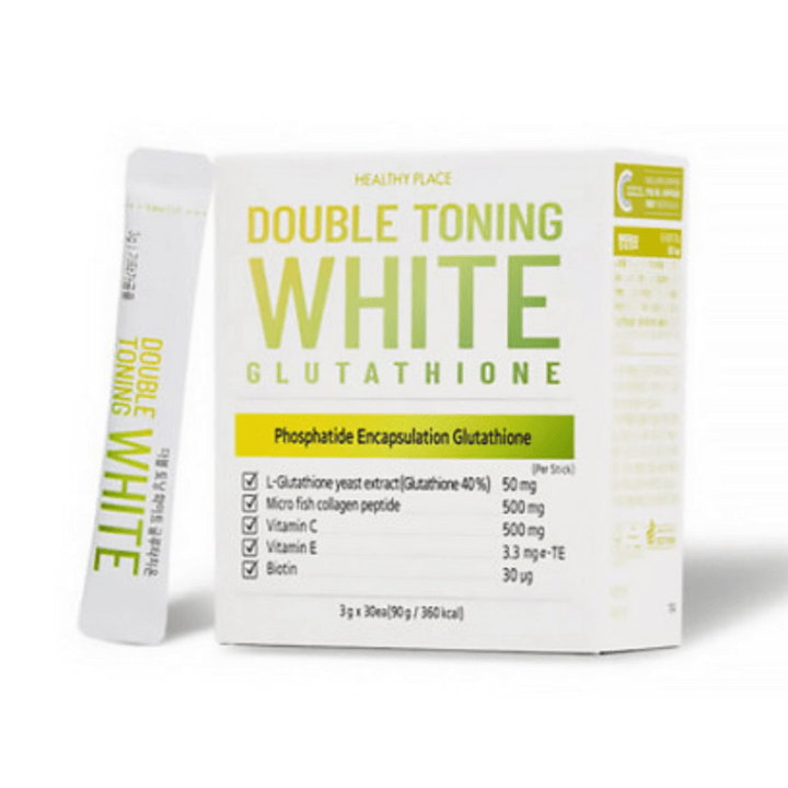 더블토닝-화이트-글루타치온-30포-한박스-1개월분-구성품