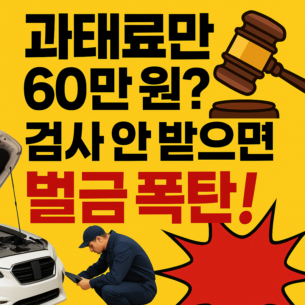 자동차 검사 과태료