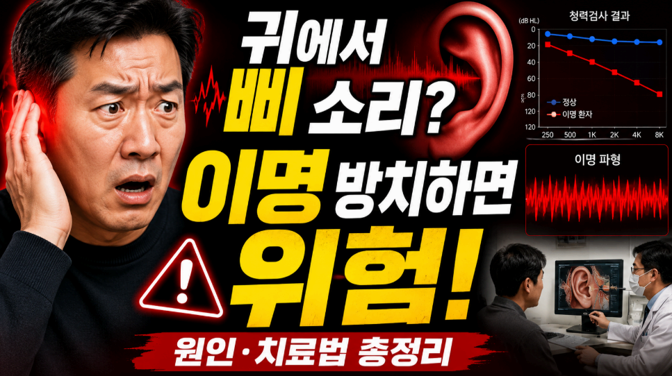 귀에서 삐소리? 이미지사진