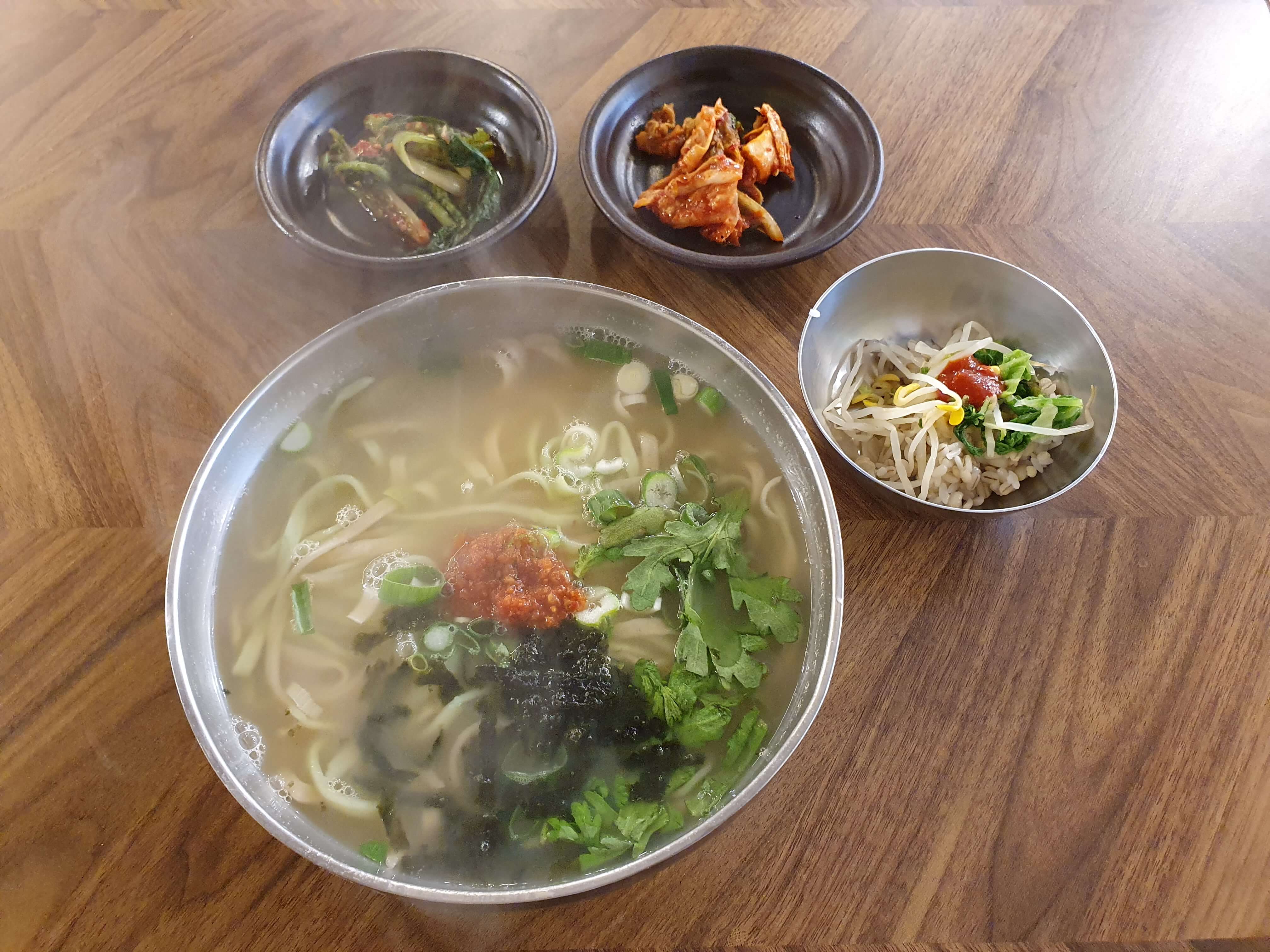 온천동(온천장) 맛집 김가네삼색칼국수-주문 메뉴(삼색칼국수-6,000원)