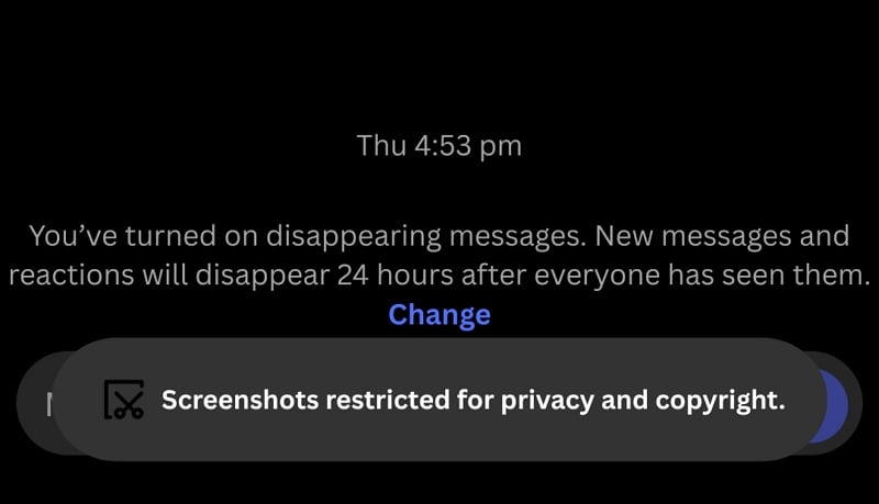 인스타그램 캡처 알림