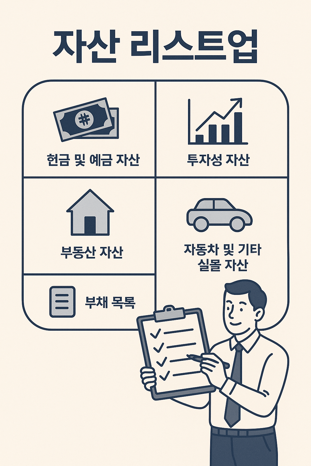 부자의 첫걸음은 ‘자산 리스트업’이다 나의 현주소를 파악하는 가장 현실적인 시작