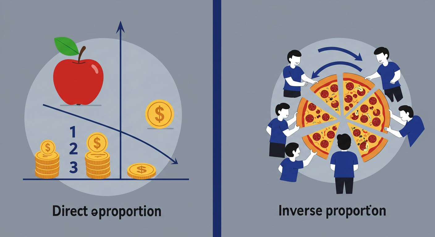 정비례 반비례 차이점 그래프와 표로 한눈에!