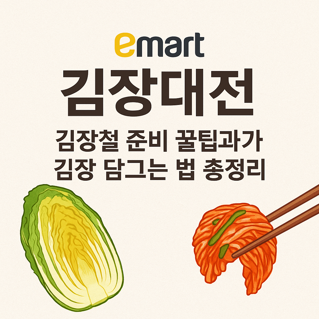 2025 이마트 김장대전 시작