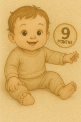 9개월 아기 이미지