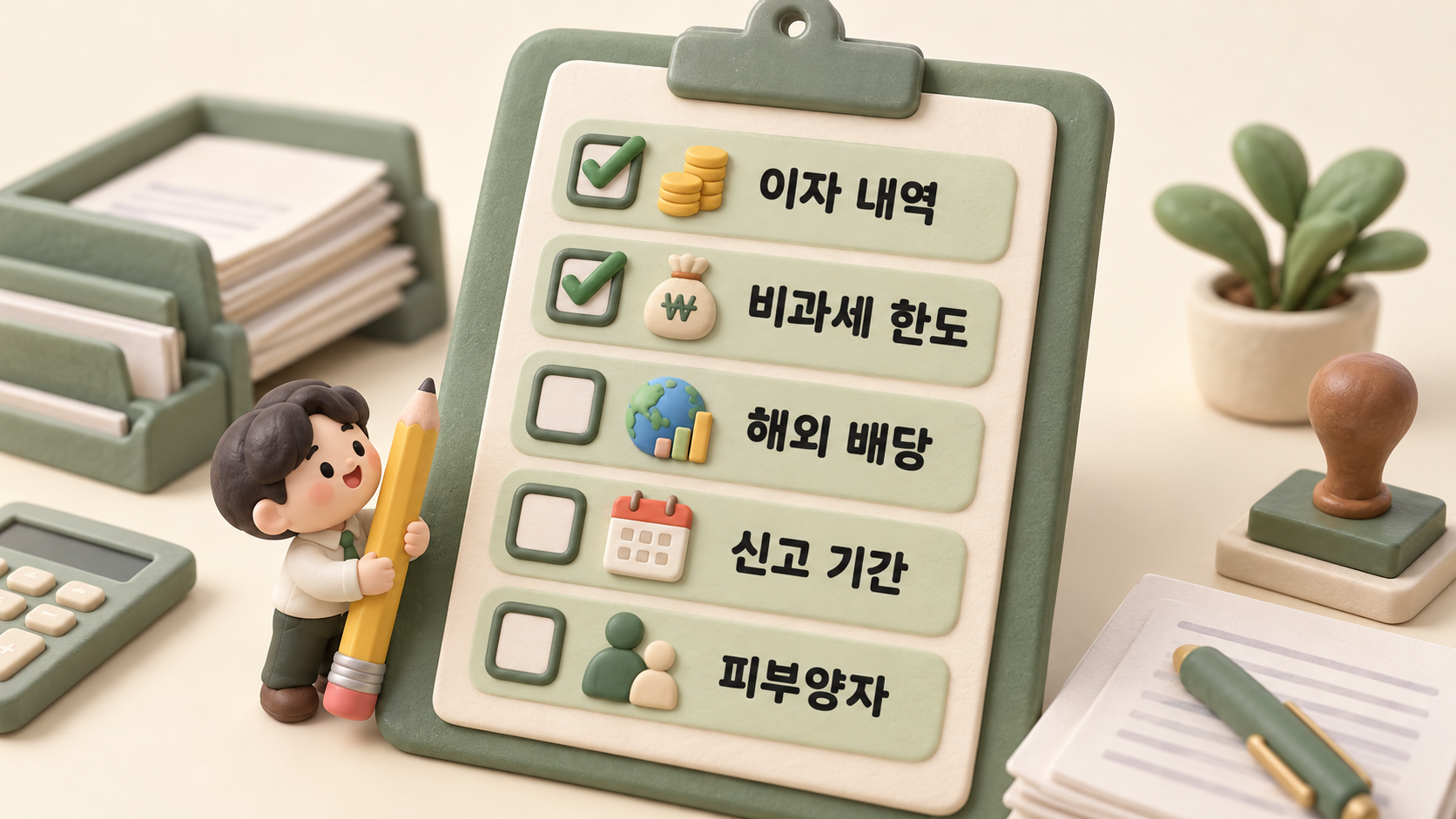 금융소득 점검 체크리스트