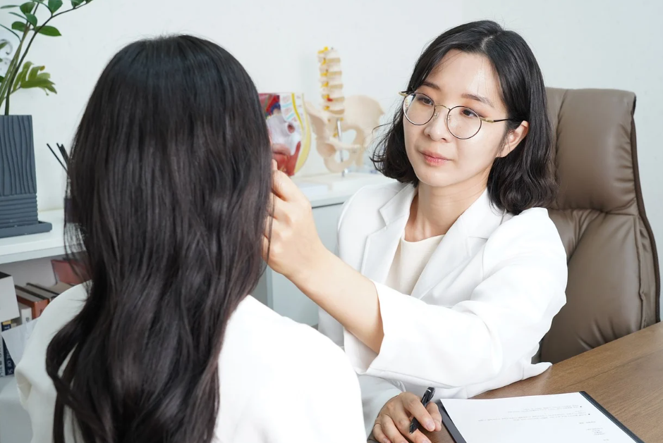 한의원 진료의 모습