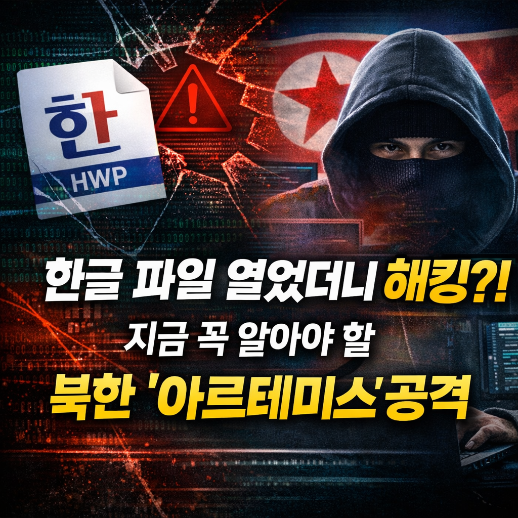 한글 파일 열었더니 해킹! 지금 꼭 알아야 할 북한 '아르테미스' 공격