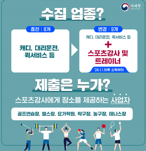 수집을 해야 하는 업종
