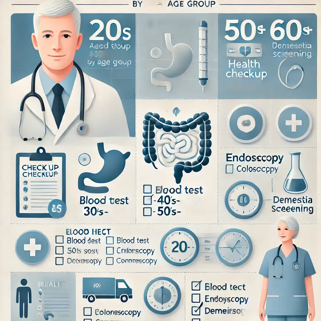 건강검진 주기 제대로 알기, 나이별 체크리스트