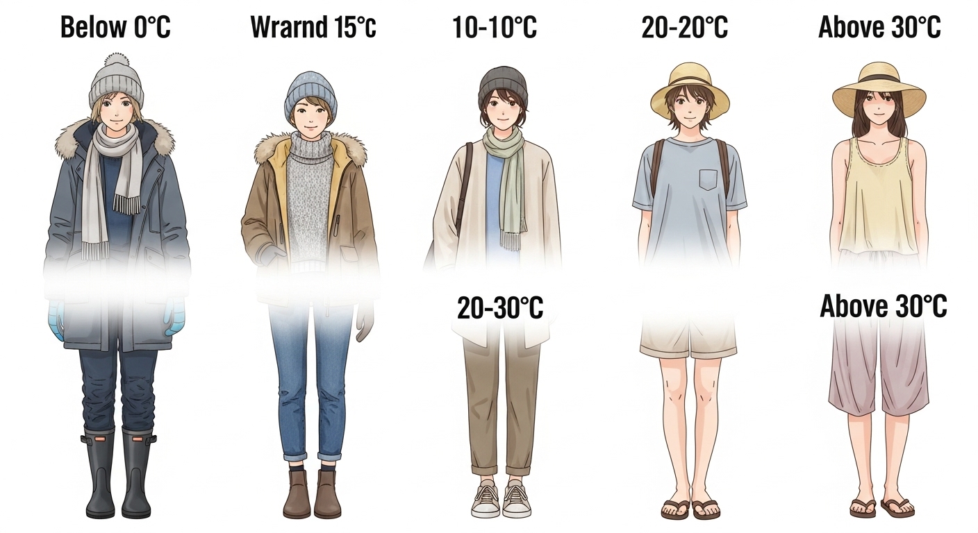 기온별 옷차림