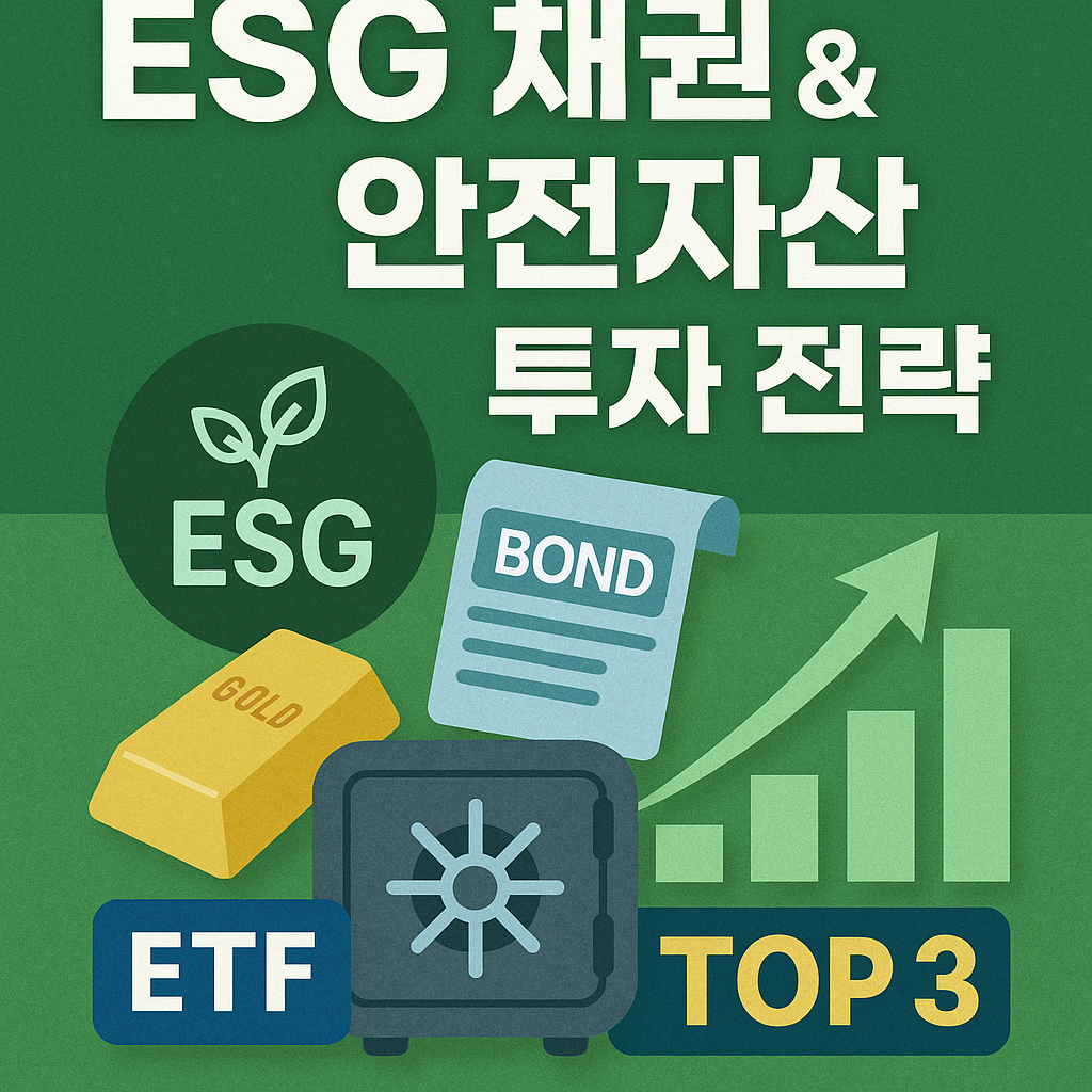 〈2025 글로벌 ESG 채권 &amp; 안전자산 투자 전략 ❘ 안정형 포트폴리오 완전 정리〉