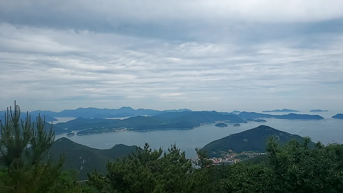 통영-케이블카에서-바라본-통영바다와-섬들의모습