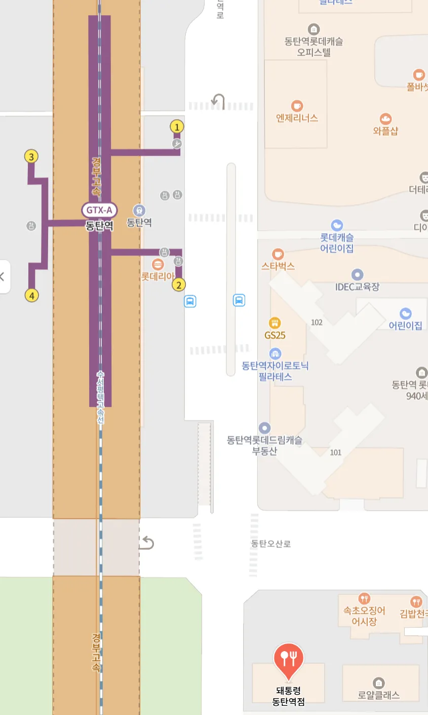 가게의-위치를-표시해놓은-지도