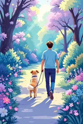 강아지와의 산책 중 리드줄 활용법&amp;#44; 안전하고 행복한 산책 가이드