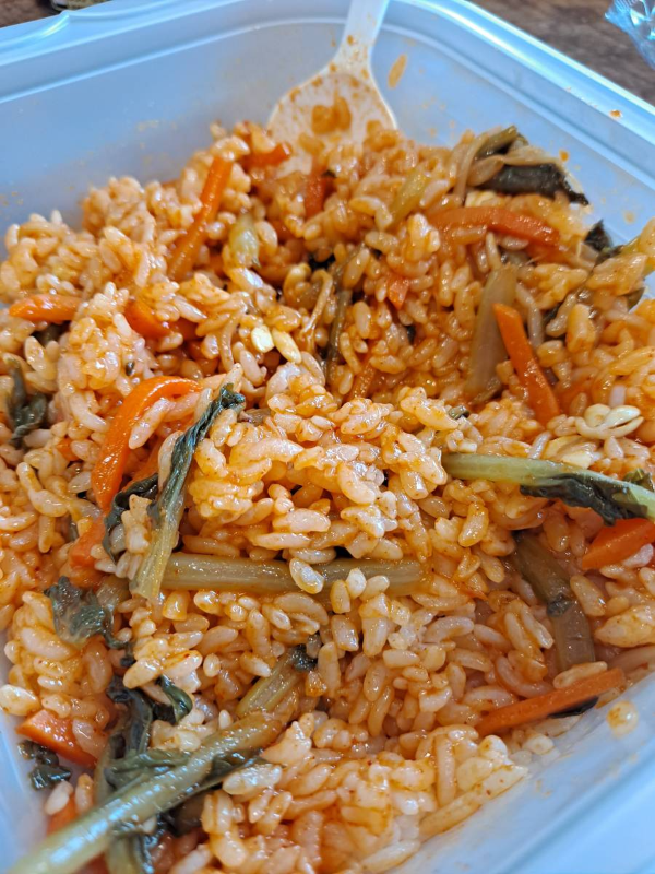 열무비빔밥 완성