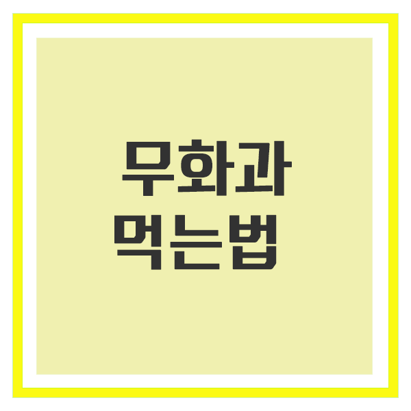 무화과 먹는 법, 제대로 알고 맛있게 즐기는 방법