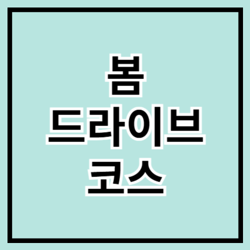 🚗 봄날의 감성을 가득 담은 드라이브 코스 추천! 🌸🌿