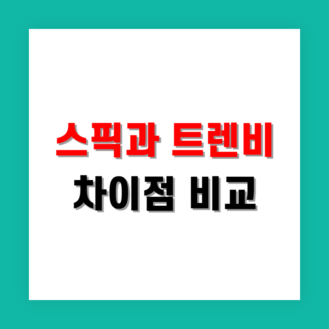 스픽과 트렌비 실전 연습 기능 차이, 직장인 기준 비교