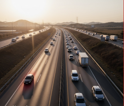1차로 정속주행은 불법! 지정차로 위반 차량 벌점과 과태료 관련 사진