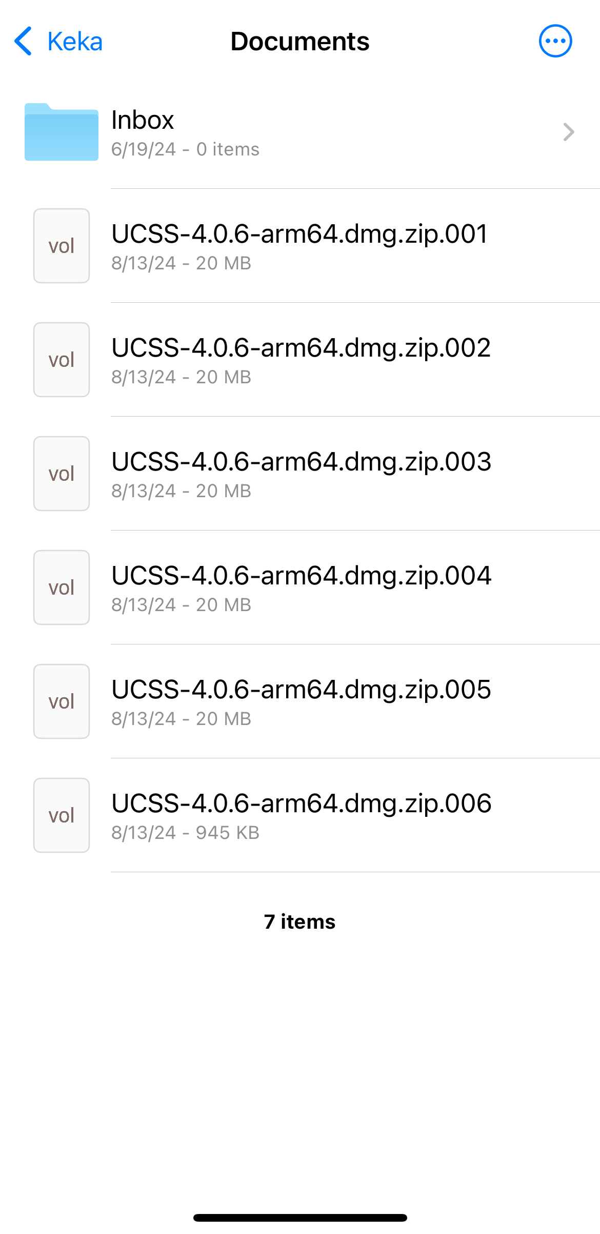 아이폰 분할압축