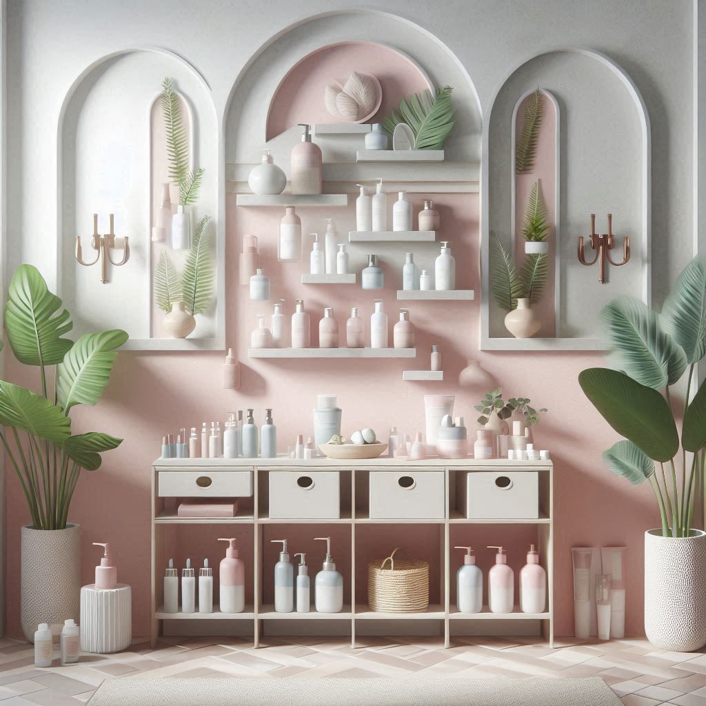 피부,체형관리 샵 배경