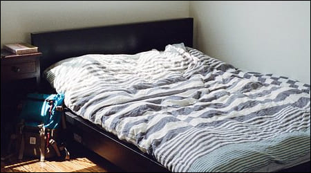 스트라이프 이불 커버