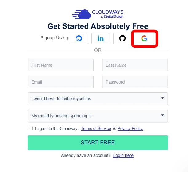 회원가입-방법(클라우드웨이즈)