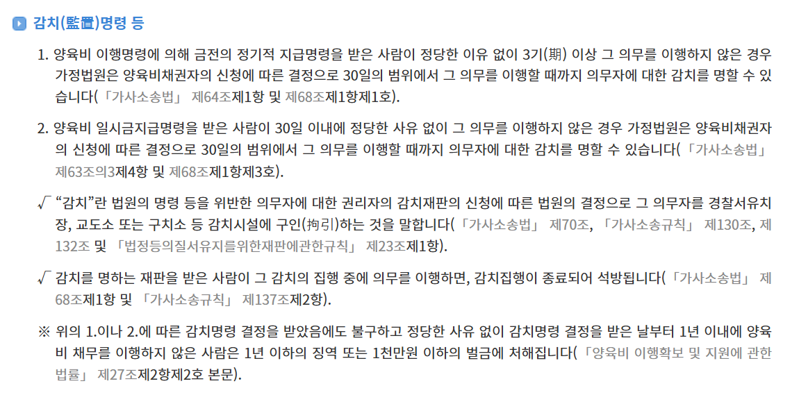 감치 뜻