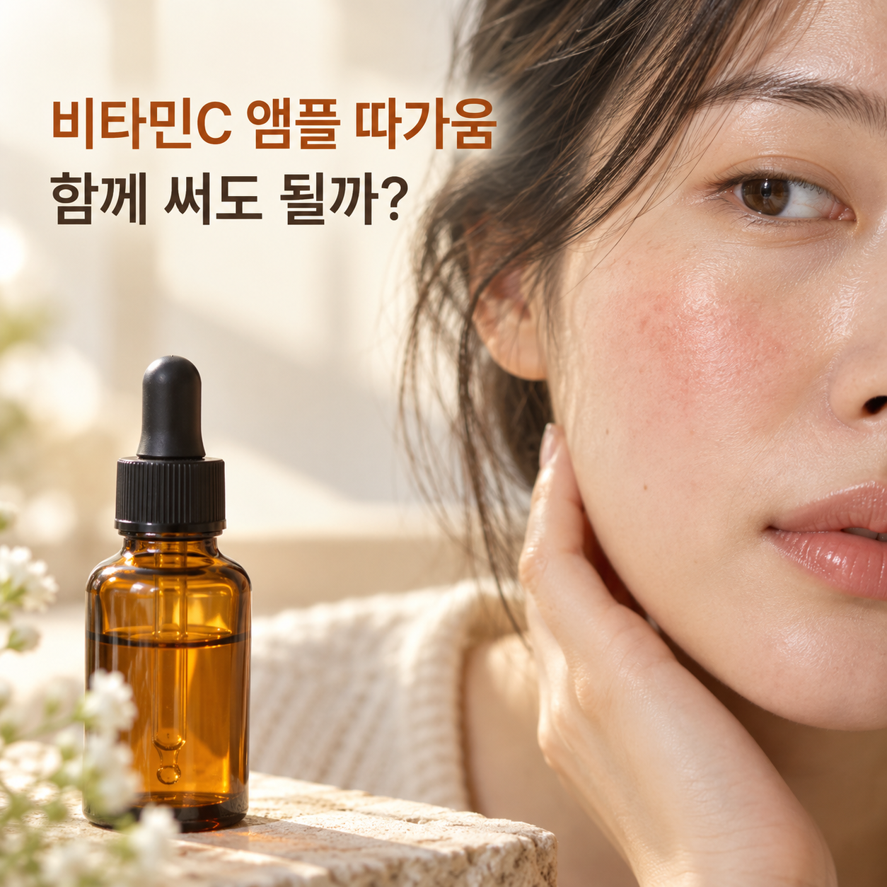 비타민C-앰플-따가움-얼굴-붉어짐-나이아신아마이드