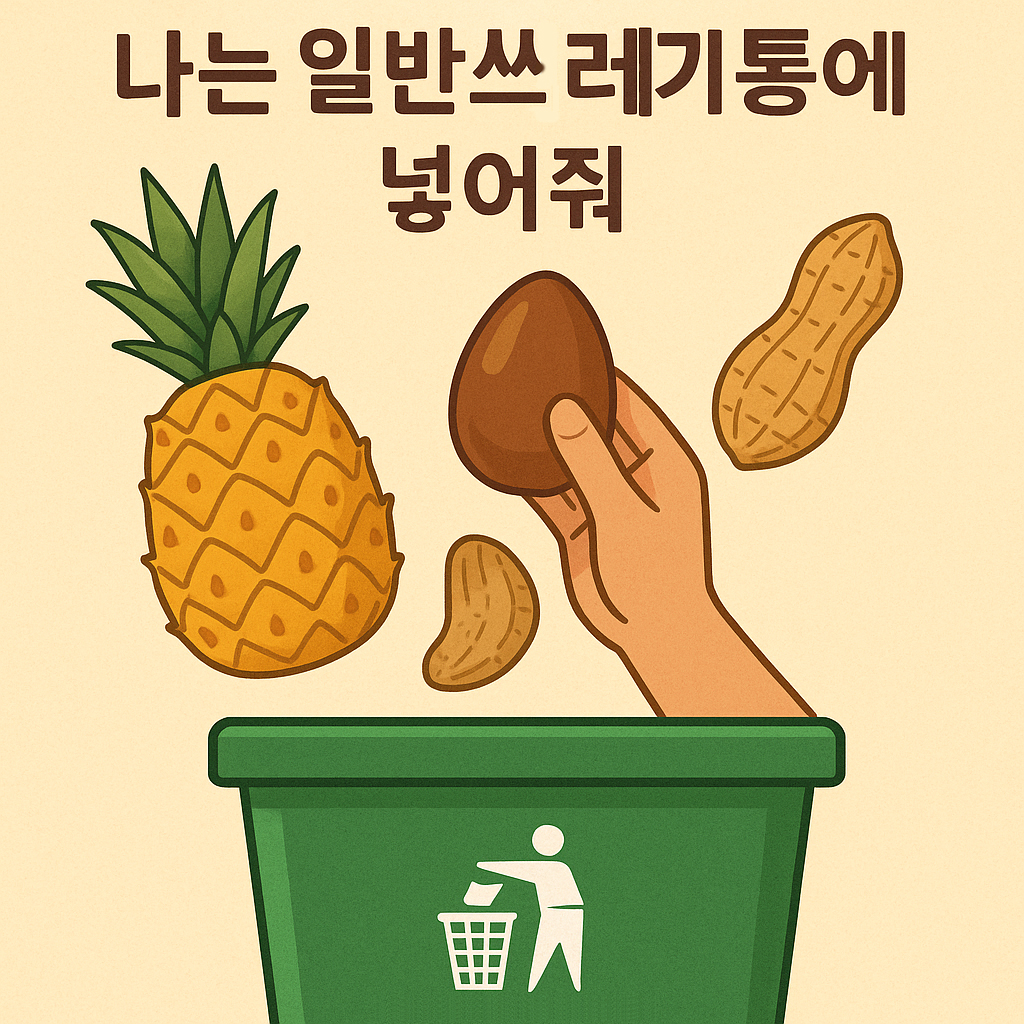 헷갈리는 과일껍질 분리수거2