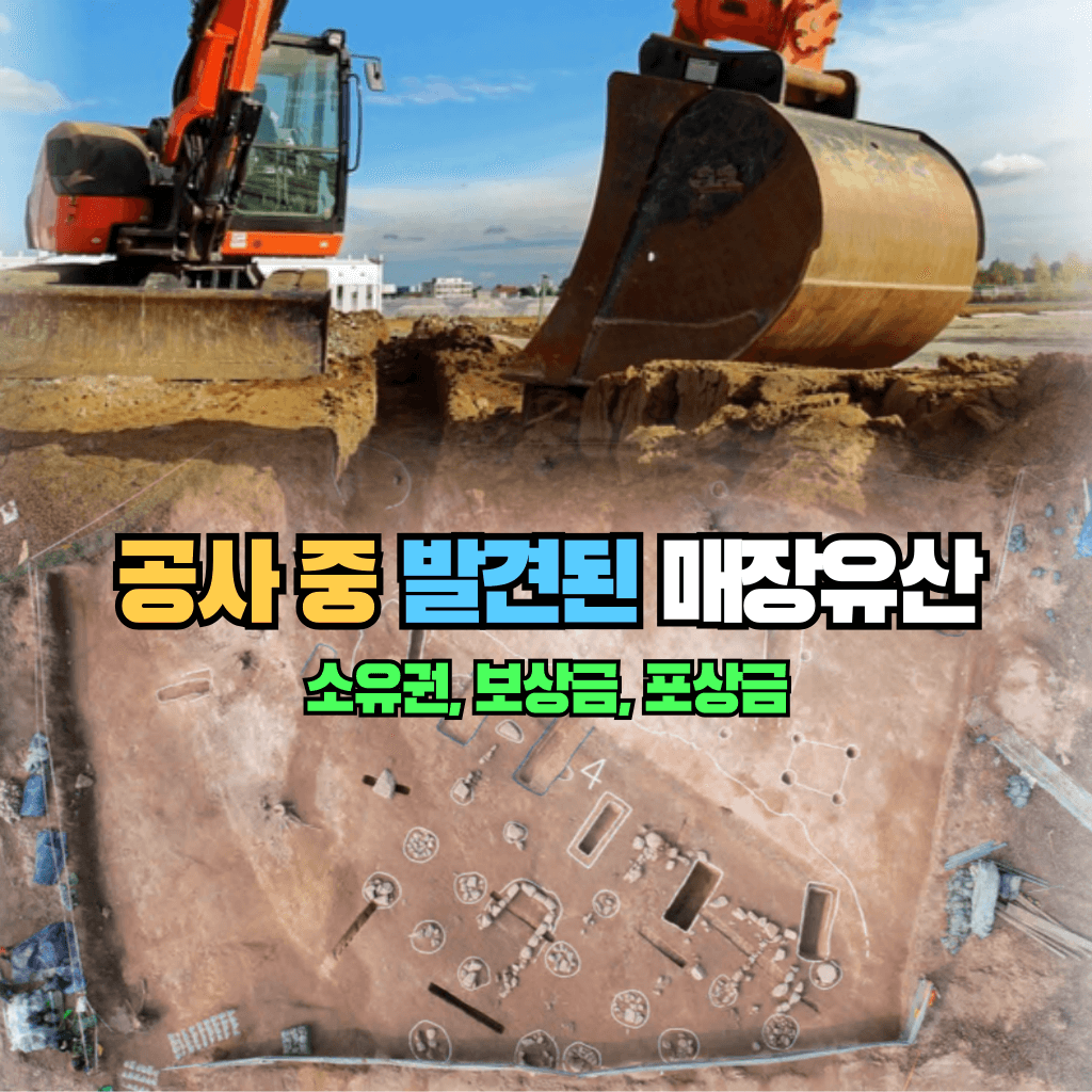 공사 중 발견된 매장유산, 소유권 아닌 포상금