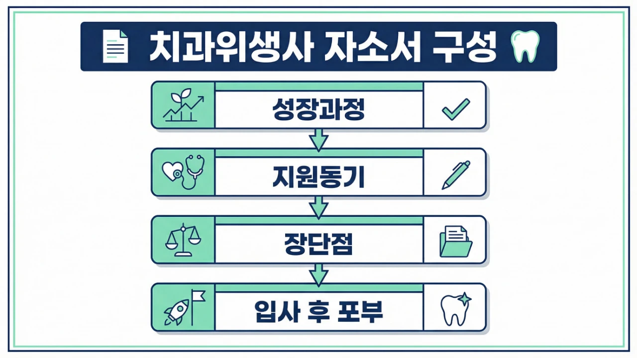 치과위생사 자소서 구성 성장과정 지원동기 장단점 입사 후 포부 보조이미지