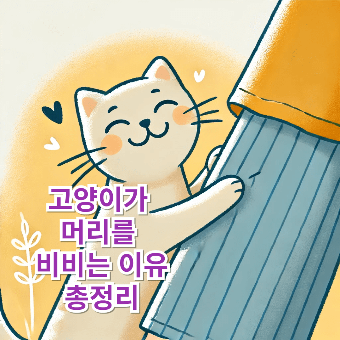 고양이가 머리를 비비는 이유 해석
