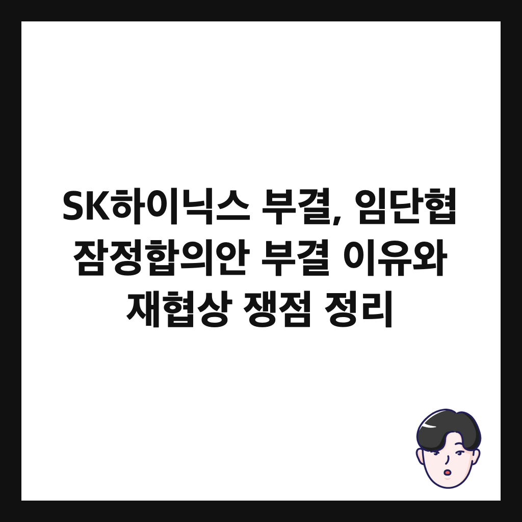 SK하이닉스 부결, 임단협 잠정합의안 부결 이유와 재협상 쟁점 정리 썸네일