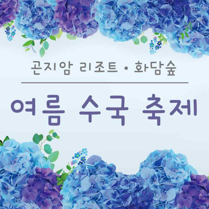 화담숲 여름 수국 축제