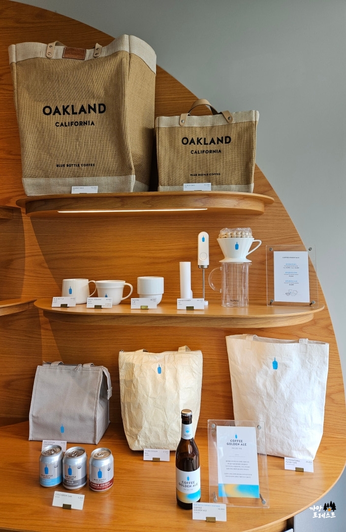 블루보틀 압구정 굿즈