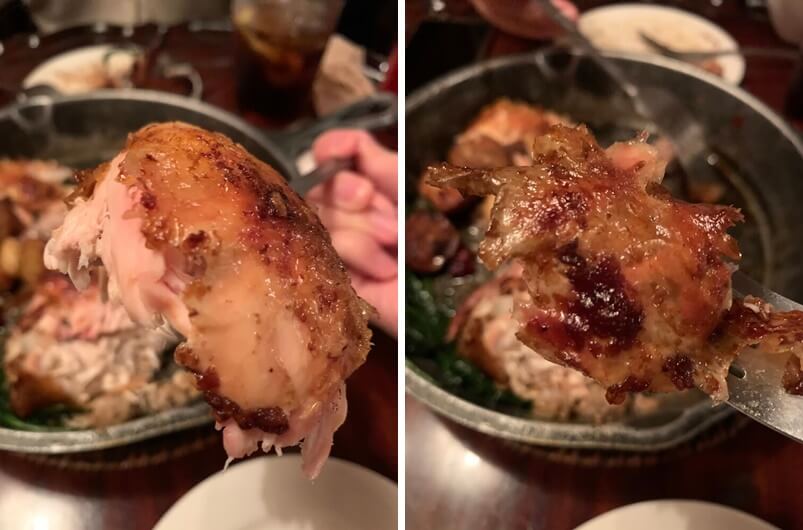 통닭 조각