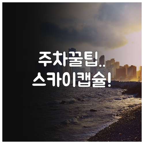 부산 스카이캡슐 주차 정보와 미포 청..