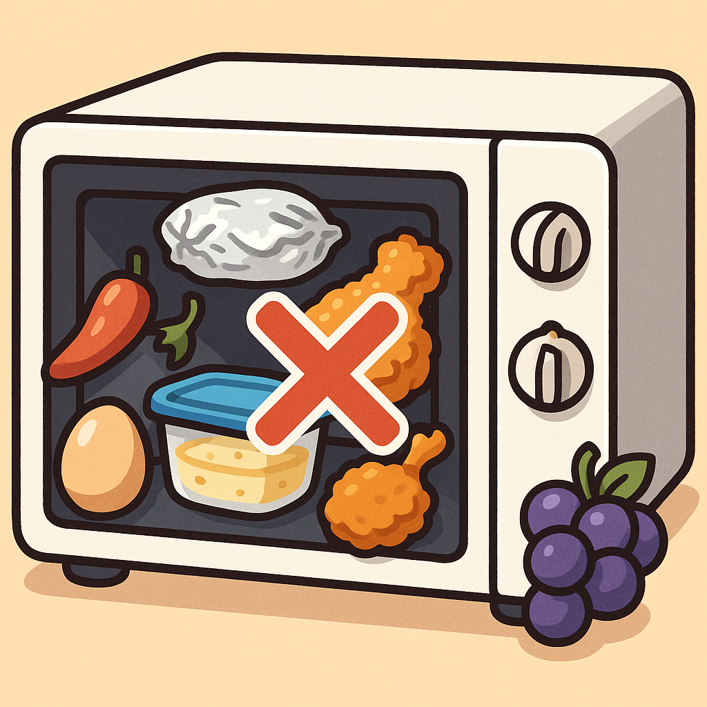 전자레인지 안전 사용 가이드: 피해야 할 음식과 용기