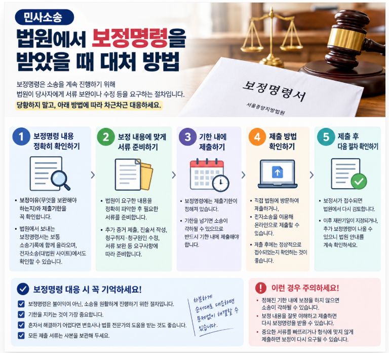 보정명령